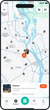 App de Tourist: ofertas de socios